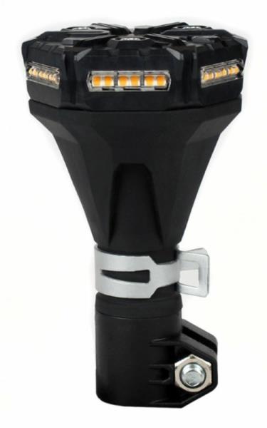 Lampeggiante con base ad asta flessibile| 36 led