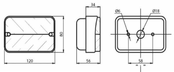 Fanale direzione-posizione dx e sx 