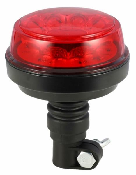 Girofaro led base flessibile con calotta e led rosso