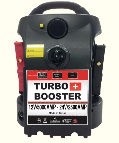 Turbo Booster Max Professional 12V/ 5000 Amp - 24V /2500Amp
