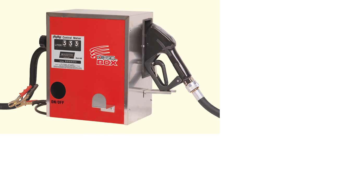 Box con elettropompa per gasolio 12 V 80 litri al minuto 80/c 12