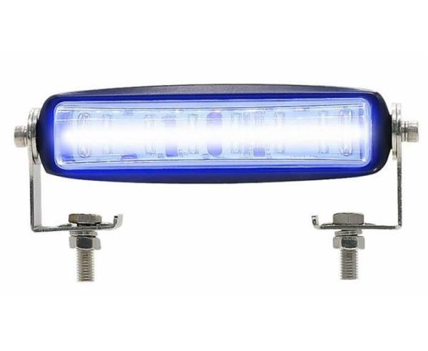 Barra di segnalazione led luce blu 10-80V 18W 500LM