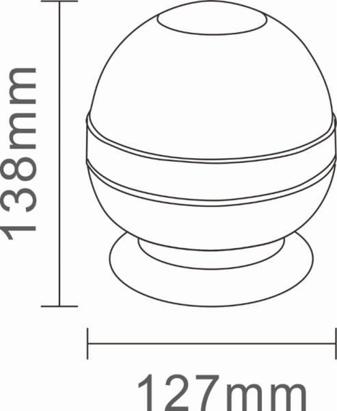 Girofaro LED 12-24V | Base magnetica | 12 led | 3 modalità luminose