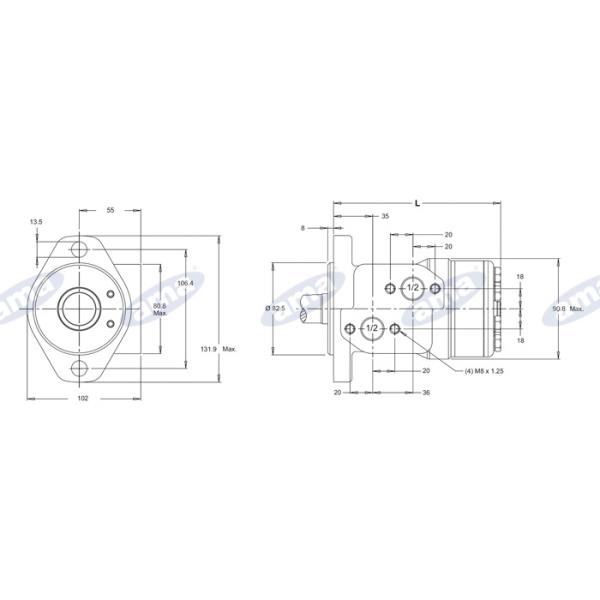 Motore orbitale Danfoss WP160