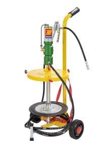Kit aeropulsometro completo per grasso | Rapp. 60:1 | per fusti da 18-30 kg
