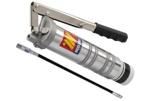 Siringa grasso a leva con tubo flessibile | per cartucce a vite Ø52mm 400g