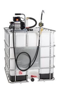 Pompa elettrica olio per cisterne IBC da 180-220L | 25 l/min | Pistola digitale