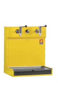 Dispenser per olio a 2 rubinetti a leva