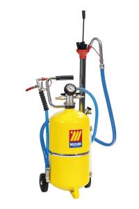 Aspiratore pneumatico olio esausto 24L | Svuotamento pneumatico | 10 sonde