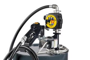 Pompa elettrica travaso gasolio Barrel Kit | 60l/min | 336W | pistola automatica