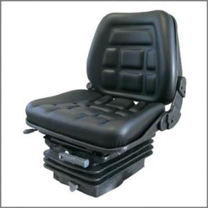 Sedile per trattore SC 85 a culla in skay a base piana con guide e molleggio