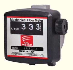 Contalitri meccanico per gasolio e olio | 3 cifre | portata min-max 20-120 L/Min
