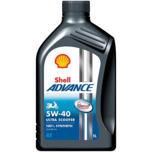 Olio Shell Advance 4T Ultra Scooter 5W-40 | 12x1L