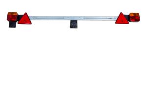 Barra portafanali posteriore per rimorchi