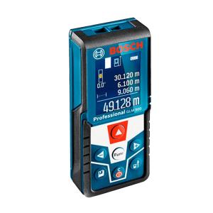 Rilevatore di distanze laser Bosch con schermo illuminato a colori