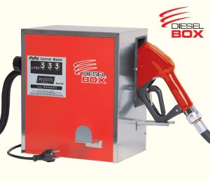 Elettropompa 220 V in box con contalitri meccanico 50 l/min