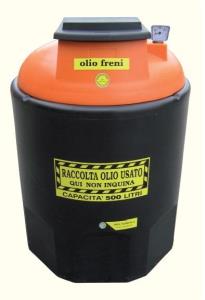 Contenitore per olio esausto freni 500 l