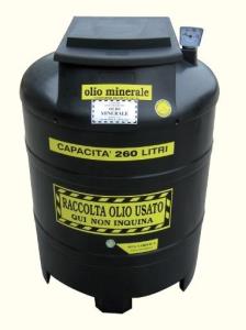 Contenitore olio esausto minerale 260 L 