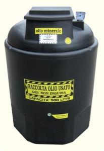 Contenitore olio esausto minerale 500 L 