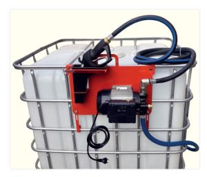 Elettropompa per olio per fusti da 1000 litri IBC