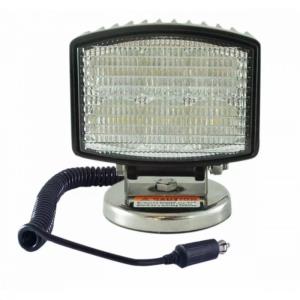 Faro da lavoro a 6 led 12-28V con magnete, cavo spiralato e interruttore