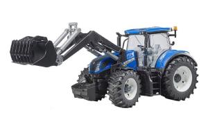 Modellino trattore New Holland T7.315 con benna