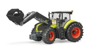 Modellino trattore Claas Axion 950 con benna