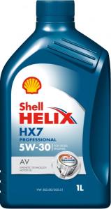 Olio Shell Helix HX7 Professional AV 5W-30 | 12x1L
