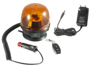 Girofaro led a batteria e telecomando| autonomia 6 ore