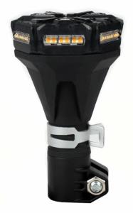 Lampeggiante con base ad asta flessibile| 36 led