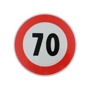 Limite di velocità 70 km/h adesivo 