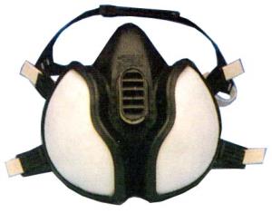 Maschera respiratore 3M per polveri e vapori organici 